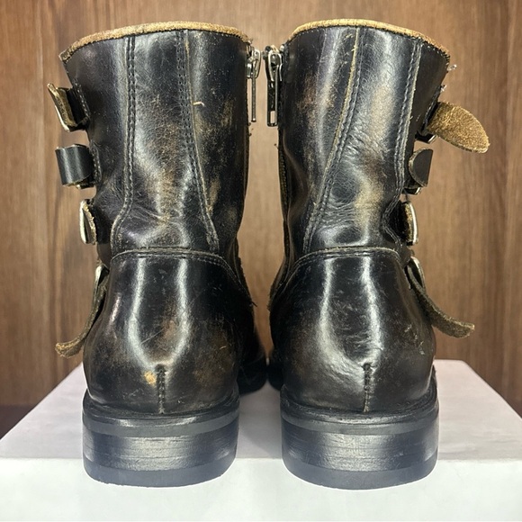 🔥🔥🔥Frye Black Leather Ankle Boots with Buckles Size: 7🔥🔥🔥 - Picture 5 of 15